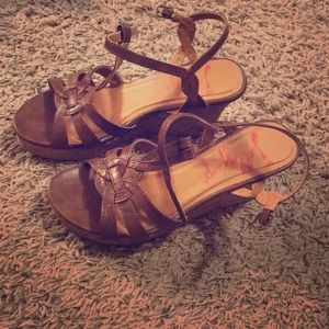 Jelly pop wedges size 8